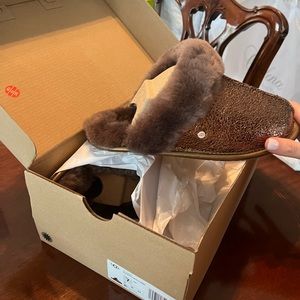 UGG Women's Scuffette Ii Metallic Sparkle Slipper